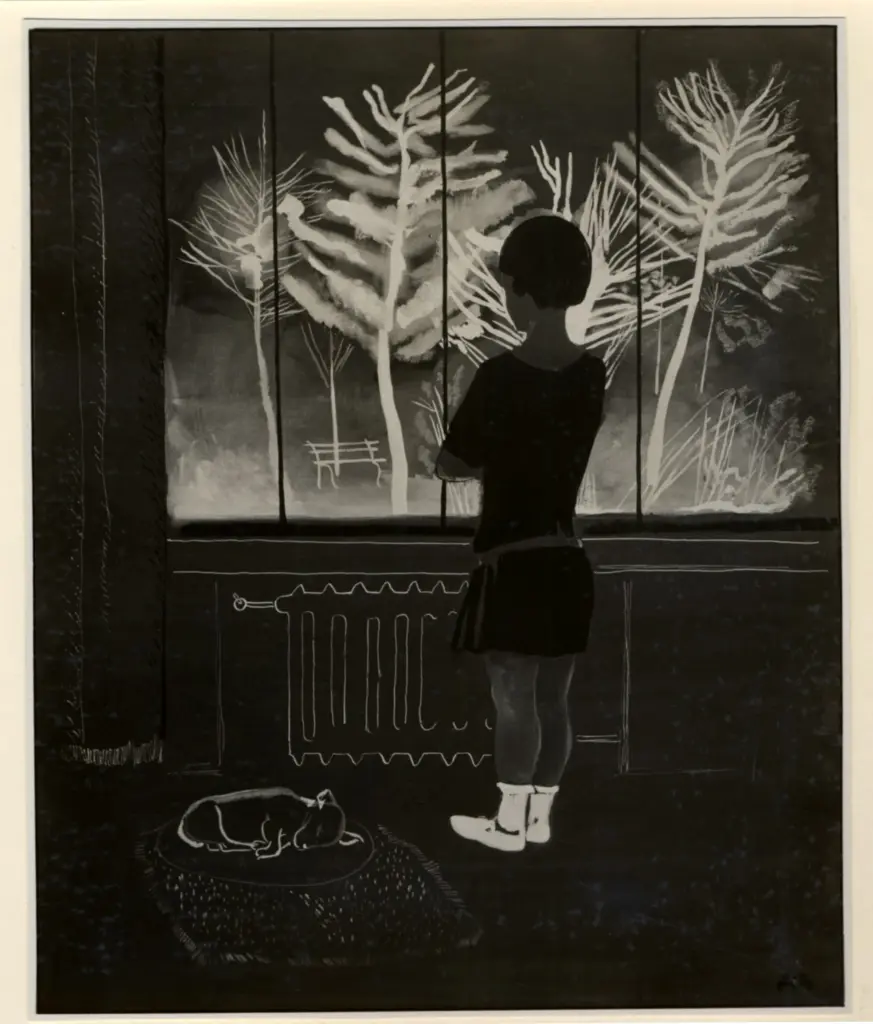 Deineka, Alexandre , Ragazzina alla finestra