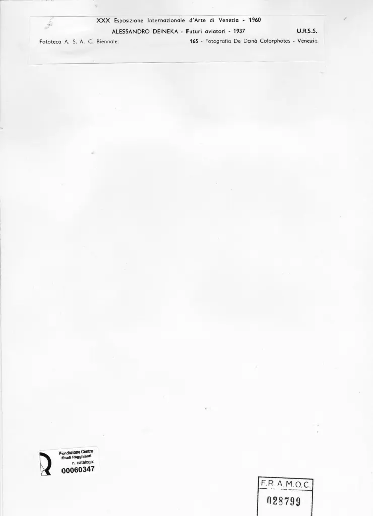 De Don&agrave; Colorphotos , Deineka, Alexandre - sec. XX - Futuri Aviatori , retro