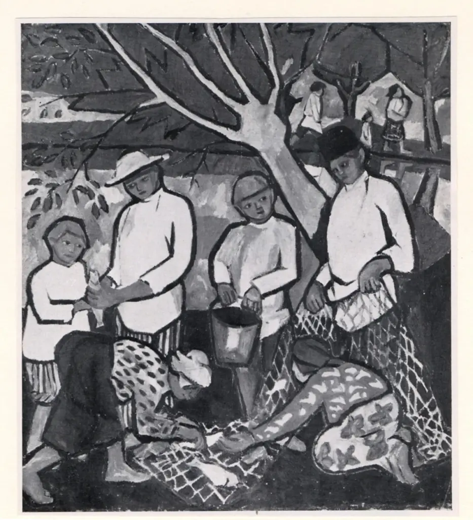 Anonimo , Gontcharova, Natalia - sec. XX , fronte