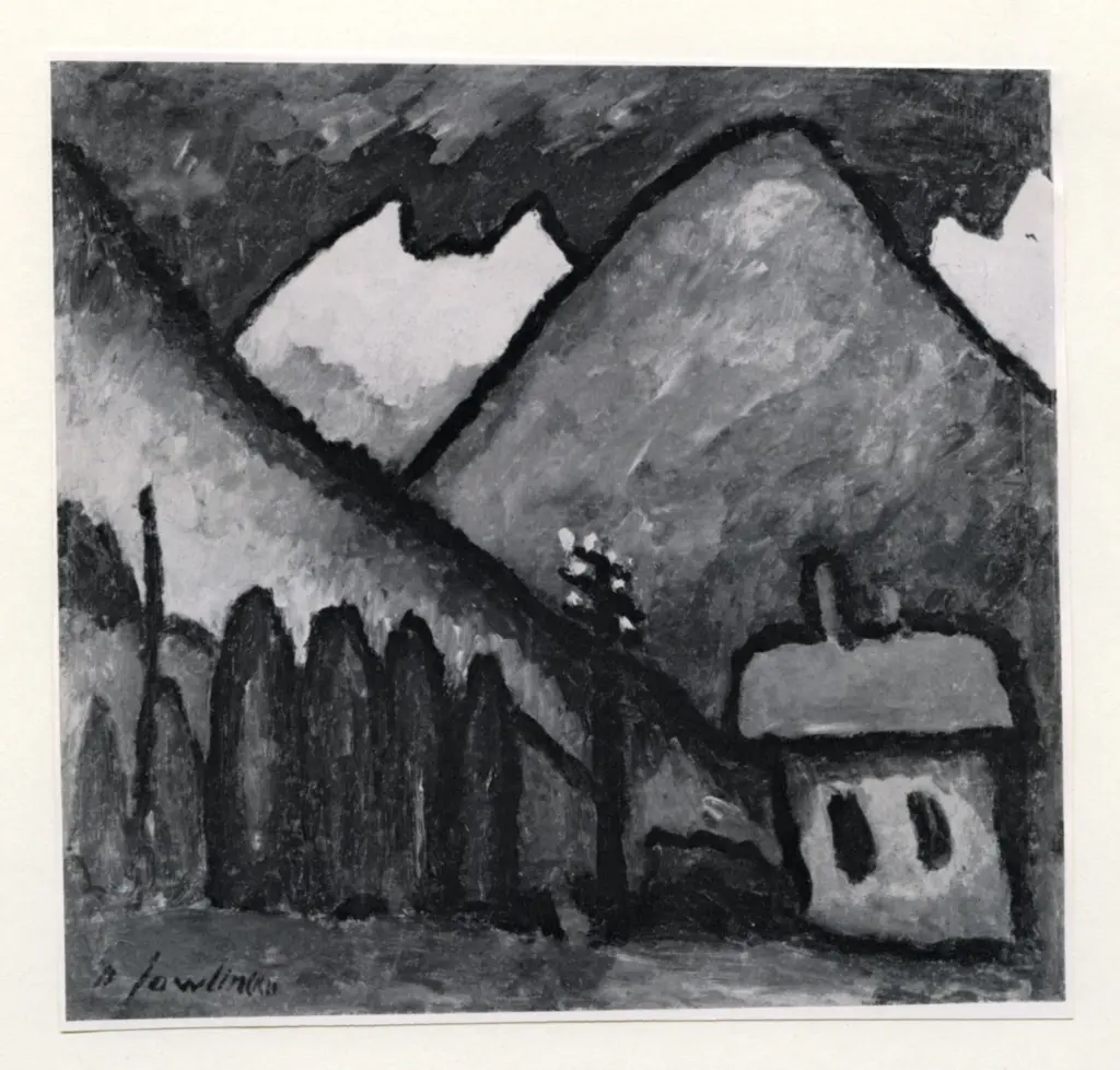 Anonimo , Jawlensky, Alexej - sec. XX - Hans in Bergen , fronte