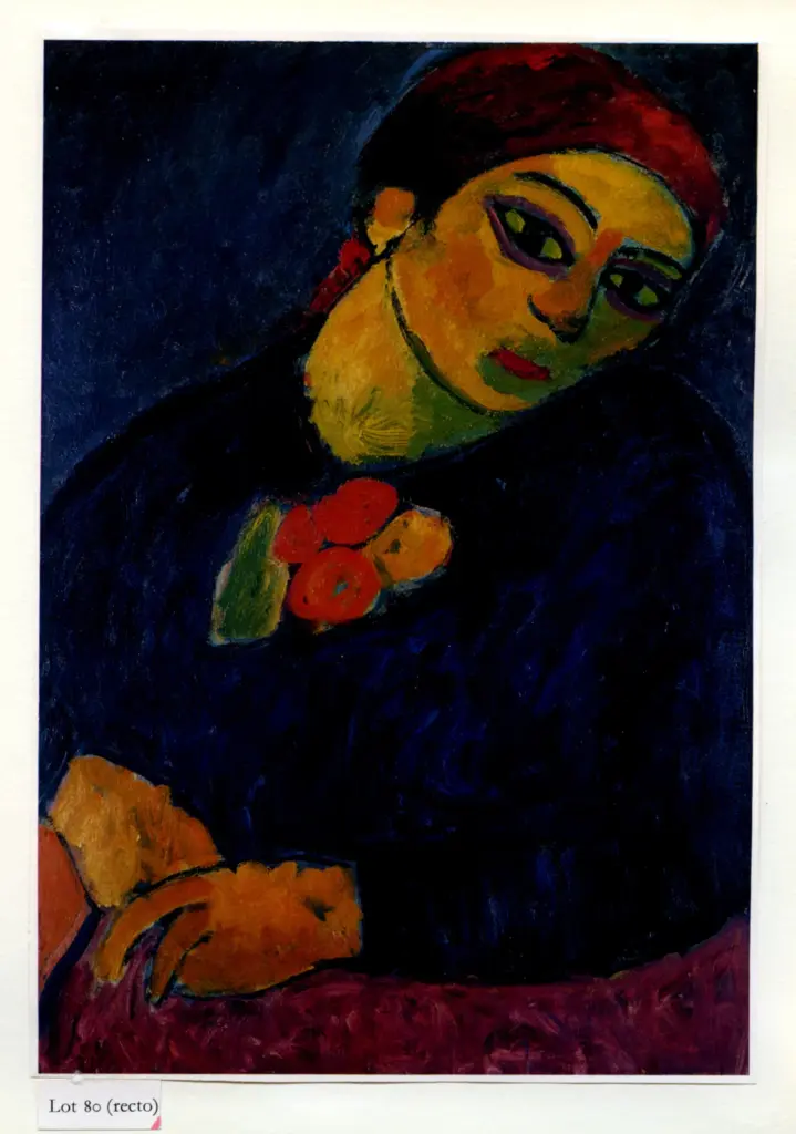 Anonimo , Jawlensky, Alexej - sec. XX - , fronte