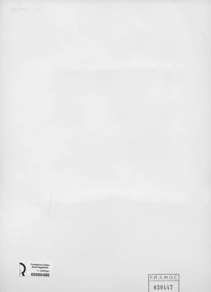 Anonimo , Jonynas, V.K. - sec. XX - Composizione astratta , retro