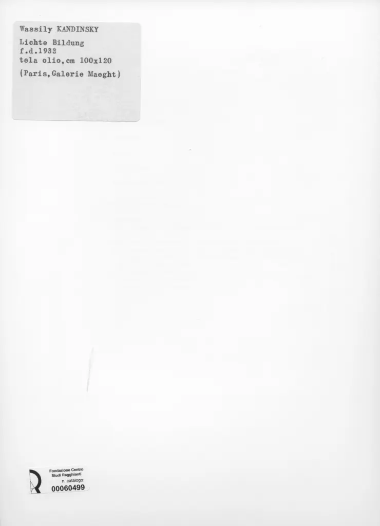Anonimo , Kandinsky, Wassili - sec. XX - Lichte Bildung , retro