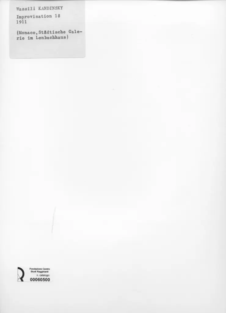 Anonimo , Kandinsky, Wassili - sec. XX - Improvisation 18 , retro