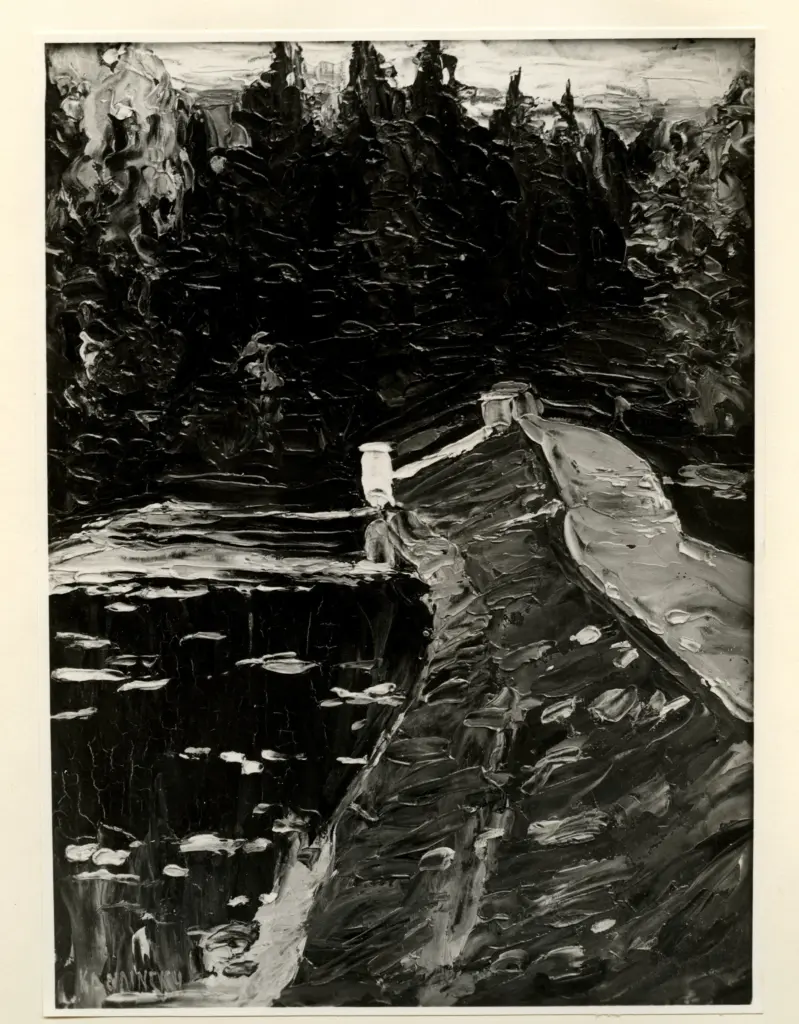 Giacomelli , Kandinsky, Wassili - sec. XX - Cateratte , fronte