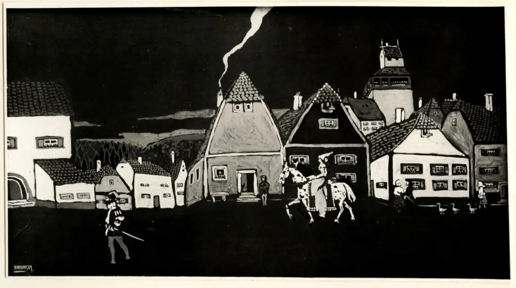 Giacomelli , Kandinsky, Wassili - sec. XX - Vecchia cittadina , fronte