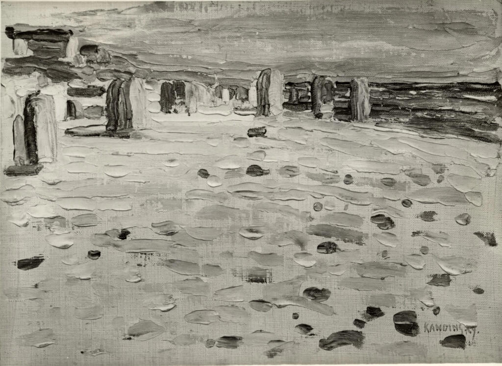 Giacomelli , Kandinsky, Wassili - sec. XX - Cestoni da spiaggia in Olanda , fronte