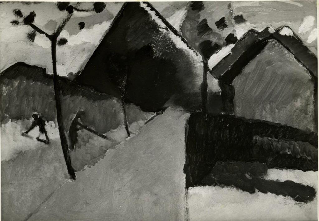 Giacomelli , Kandinsky, Wassili - sec. XX - Studio di Natura morta III: Murnau , fronte