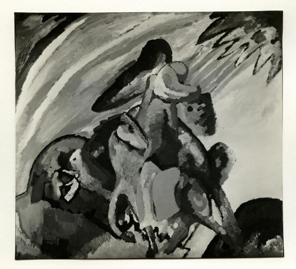 Anonimo , Kandinsky, Wassili - sec. XX - Cavaliere , fronte