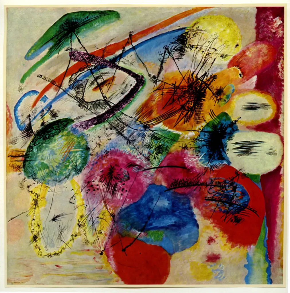 Kandinsky, Wassili , Linee nere, N. 189
