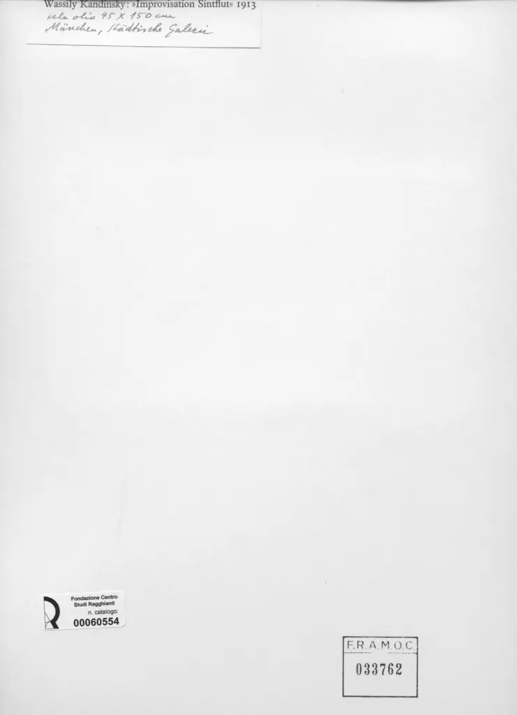 Anonimo , Kandinsky, Wassili - sec. XX - Improvisation Sintflut , retro