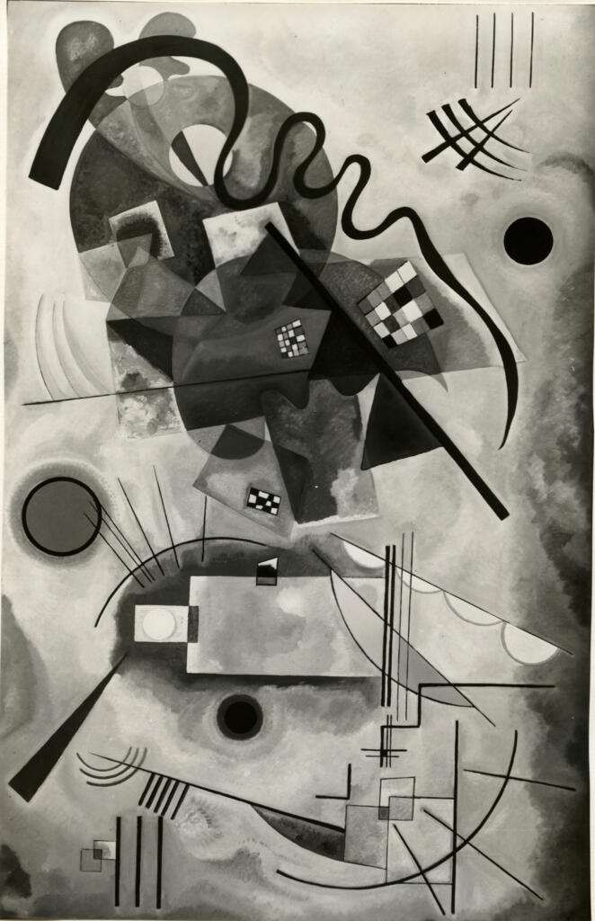 Interfoto , Kandinsky, Wassili - sec. XX - Giallo, rosso, blu , fronte