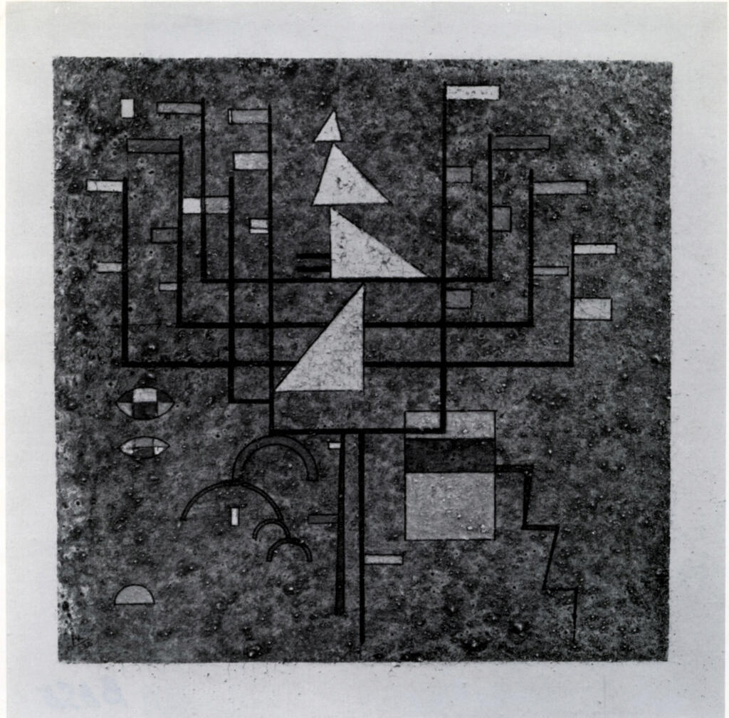 Anonimo , Kandinsky, Wassili - sec. XX - Gelber Rand , fronte