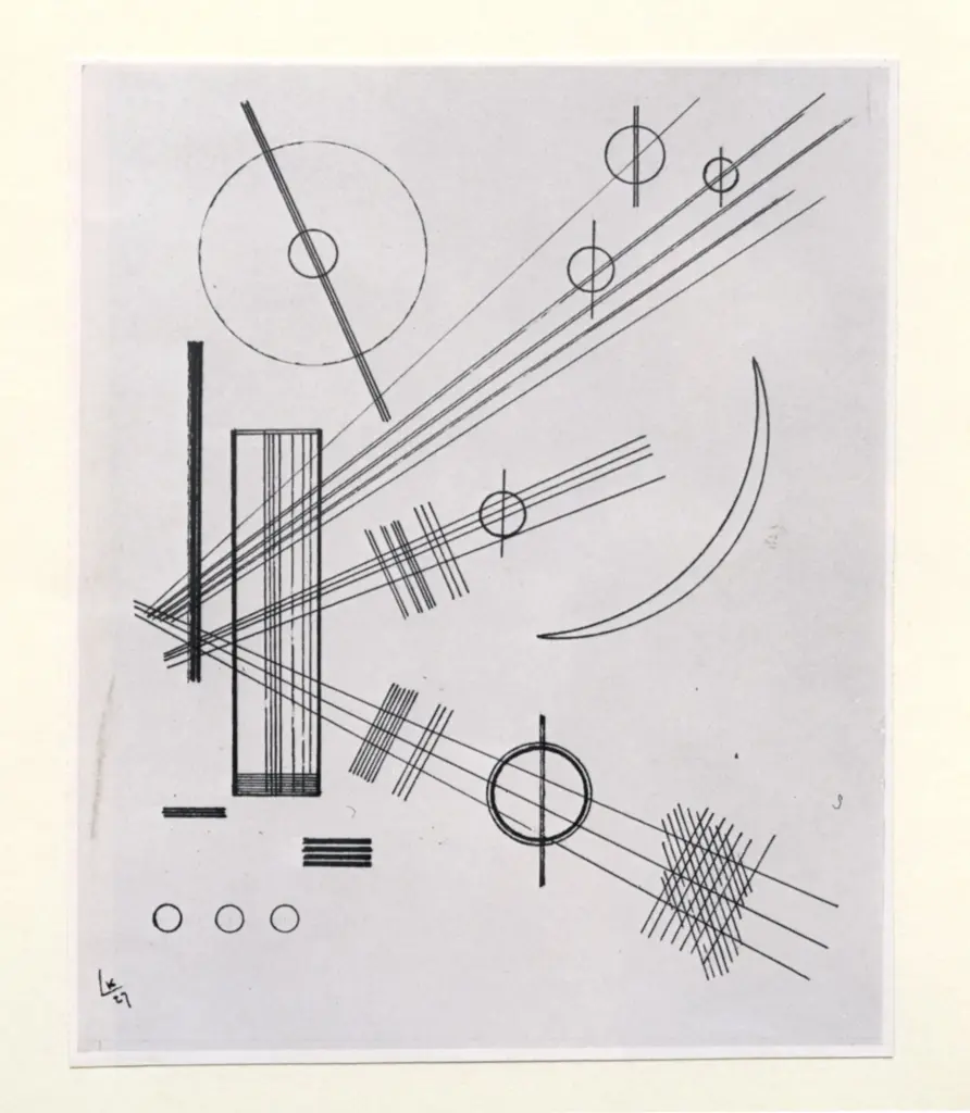 Anonimo , Kandinsky, Wassili - sec. XX - Composition , fronte