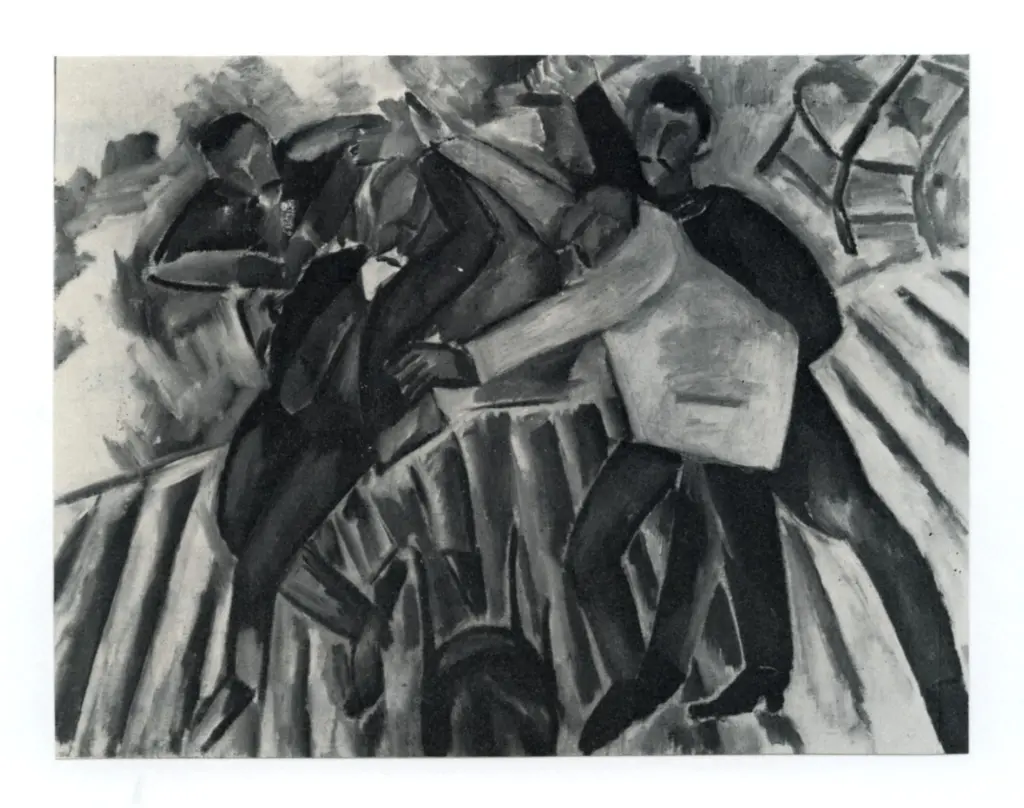 Anonimo , Larionoff, Michail - sec. XX - La Rissa , fronte