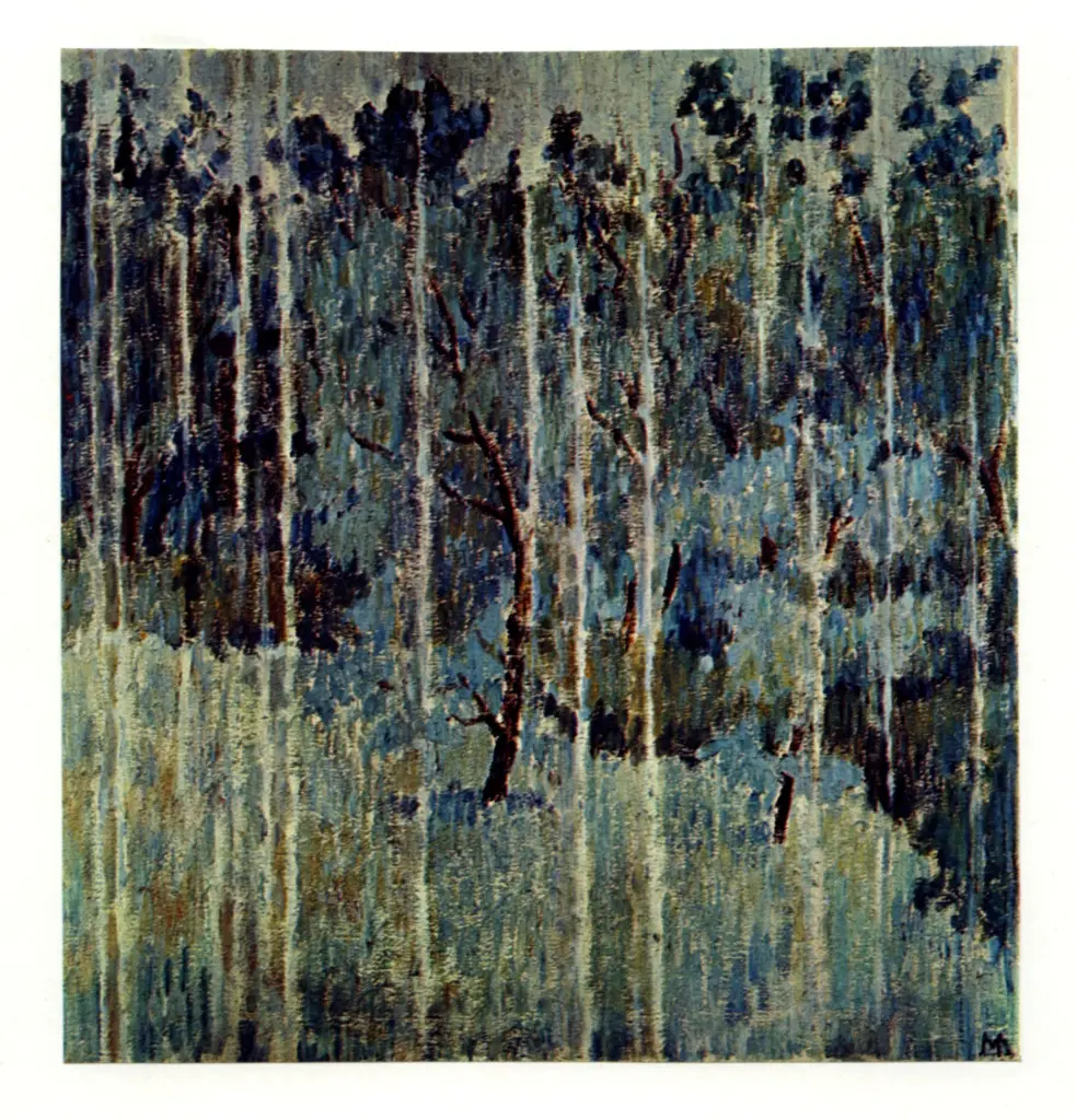 Anonimo , Larionoff, Michail - sec. XX - La pioggia , fronte