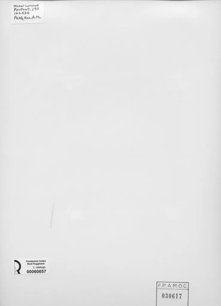 Anonimo , Larionoff, Michail - sec. XX - Portrait , retro