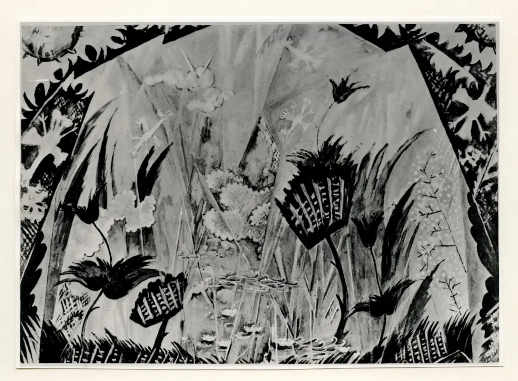 Anonimo , Larionoff, Michail - sec. XIX/ XX - Design for "Les Contes Russes" , fronte