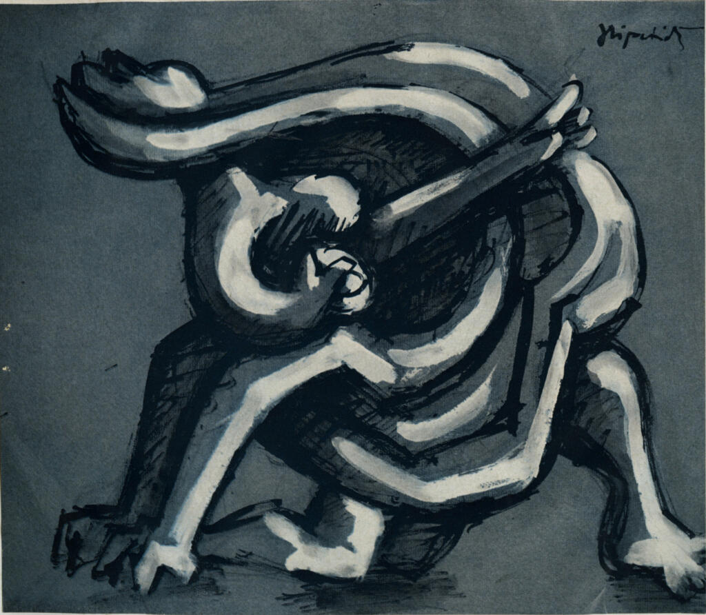 Anonimo , Lipchitz, Jacques - sec. XX - Study for "Agar II" , fronte
