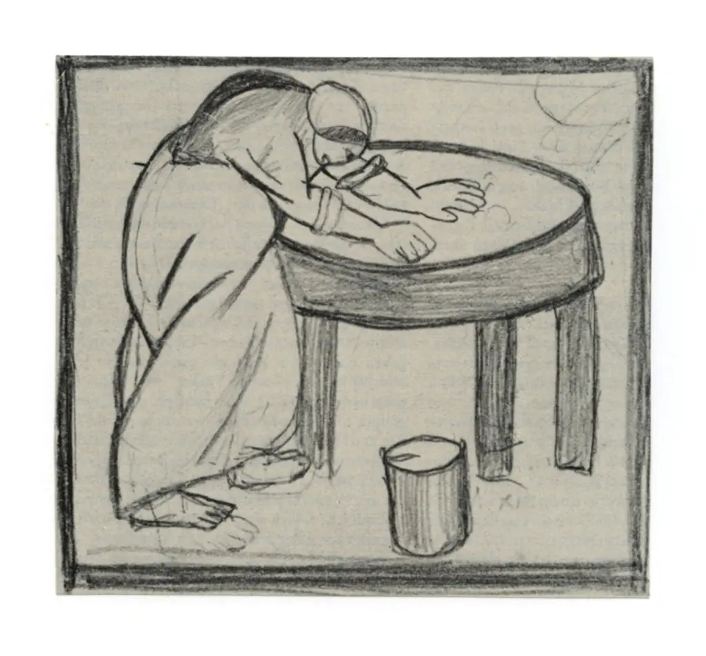 Malevitch, Kasimir , W&auml;scherin