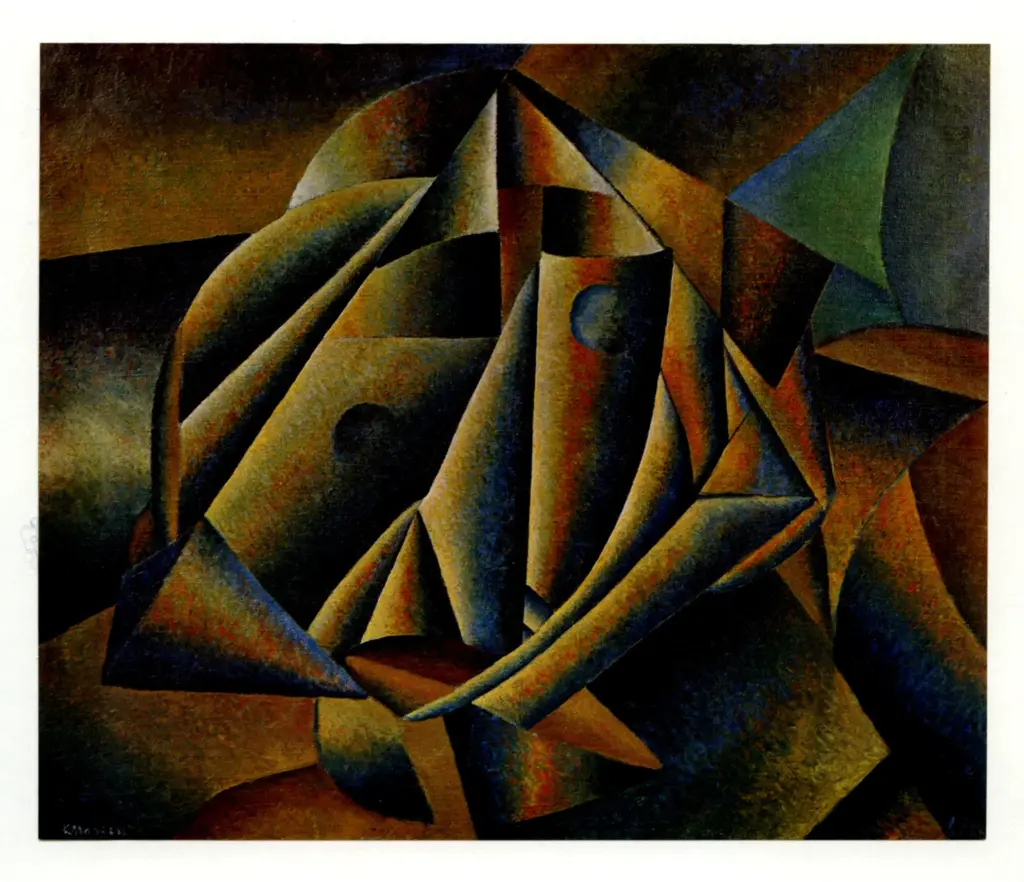 Malevitch, Kasimir , Kubistische Rose