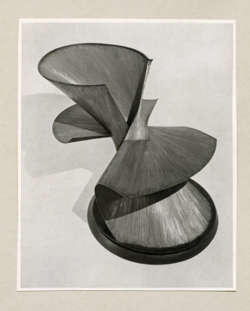 Matter, Herbert , Pevsner, Antoine - sec. XX - Developable Column , fronte