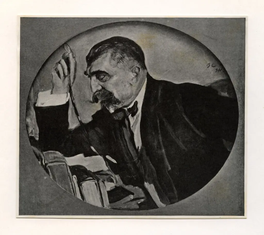 Anonimo , S&eacute;roff, V. - sec. XX - Portrait of Mons. A. Stachovitch , fronte