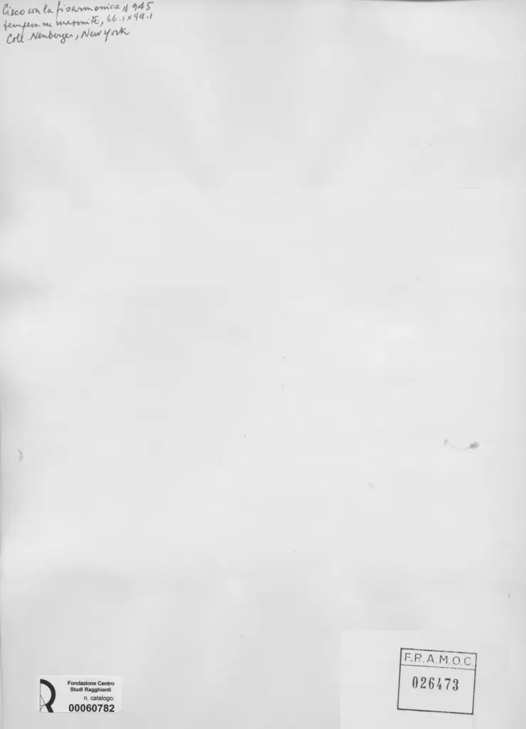 Anonimo , Shahn, Ben - sec. XX - Cieco con la fisarmonica , retro