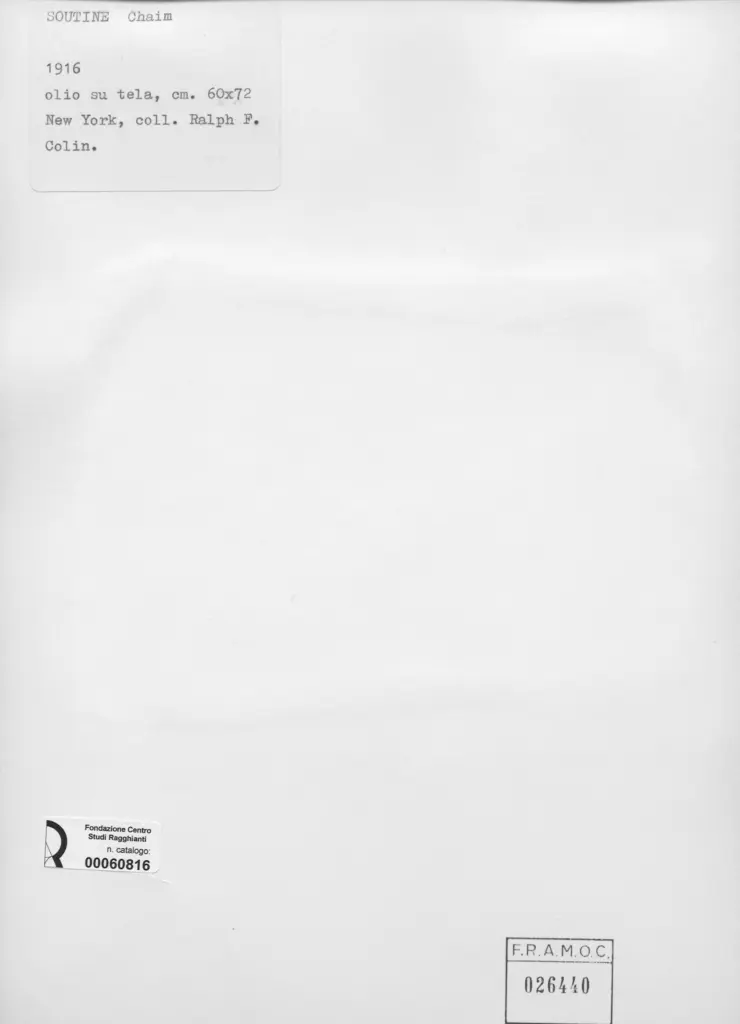 Anonimo , Soutine, Chaim - sec. XX - Still life , retro