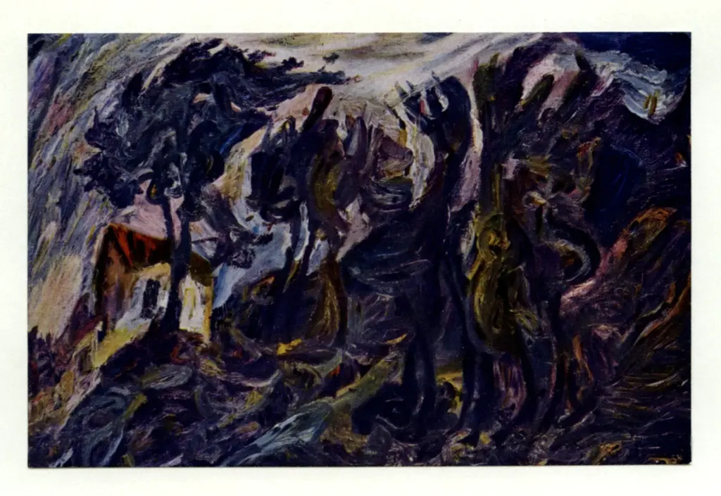 Anonimo , Soutine, Chaim - sec. XX - L'uragano , fronte