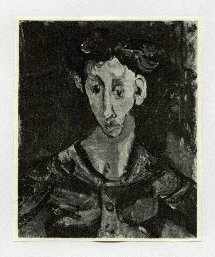 Anonimo , Soutine, Chaim - sec. XX , fronte