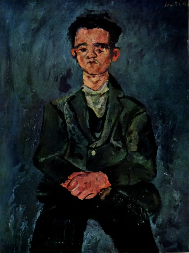 Anonimo , Soutine, Chaim - sec. XX - Ragazzo , fronte