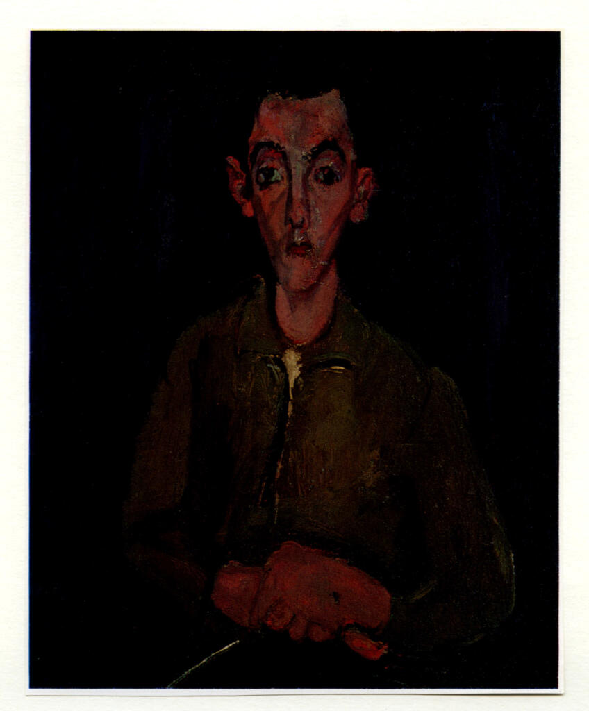 Anonimo , Soutine, Chaim - sec. XX - Le Jeune Valet , fronte