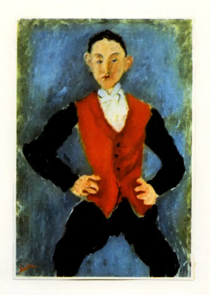 Anonimo , Soutine, Chaim - sec. XX - Portrait of a boy , fronte