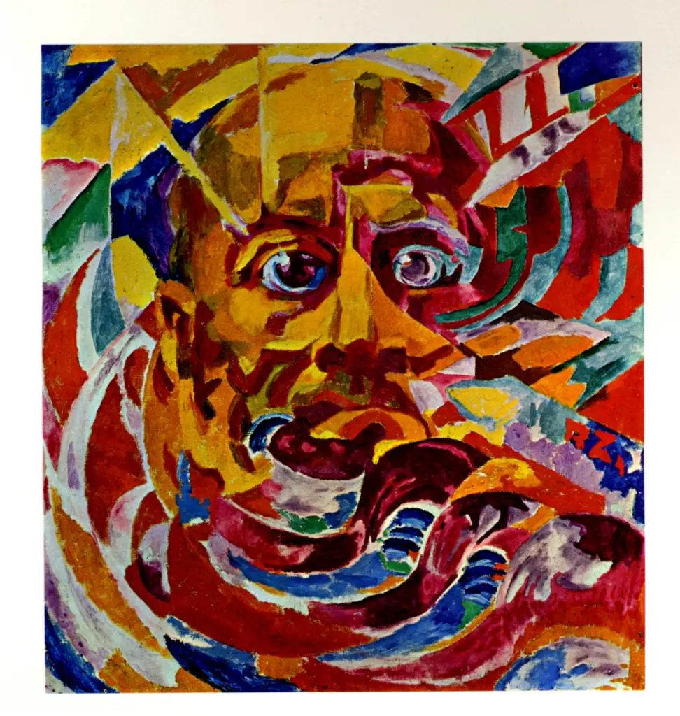 Anonimo , Zatkova, Rougena - sec. XX - Ritratto di Marinetti , fronte