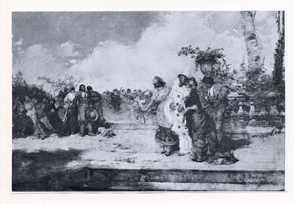 Anonimo , Benlliure, Jose - sec. XIX/ XX - A Carnival in Rome , fronte