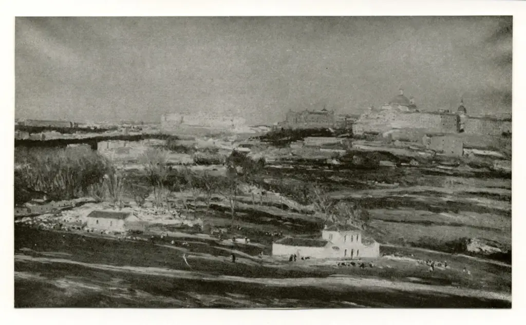 de Beruete, Aureliano , Vista de Madrid desde la pradera de San Isidro -