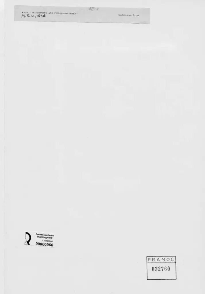 Anonimo , Rico, Ortega Martin - sec. XIX - Scorcio di un palazzo , retro