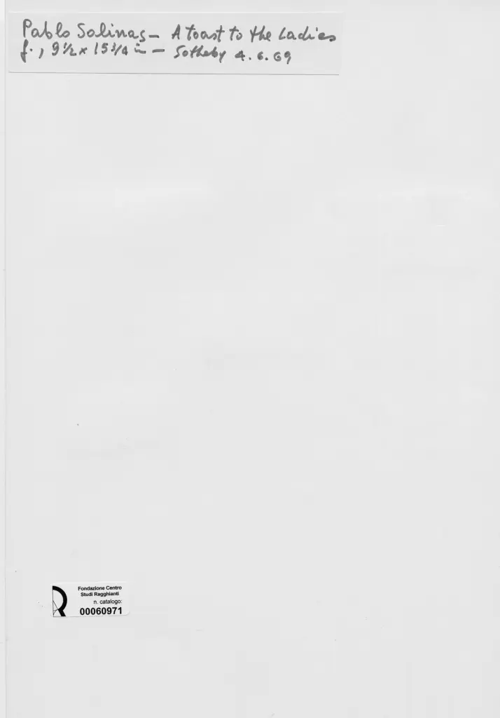 Anonimo , Salinas, Pablo - sec. XIX - A toast to the Ladies , retro