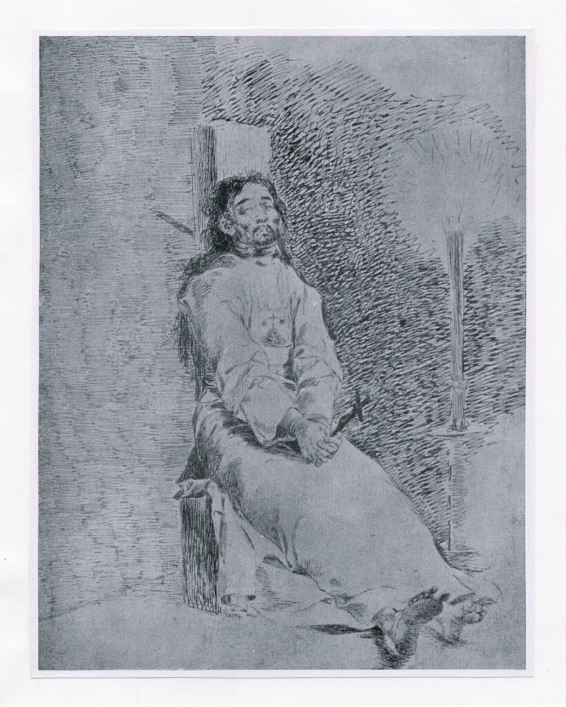 de Goya Y Lucientes, Francisco José , The Garroted Man