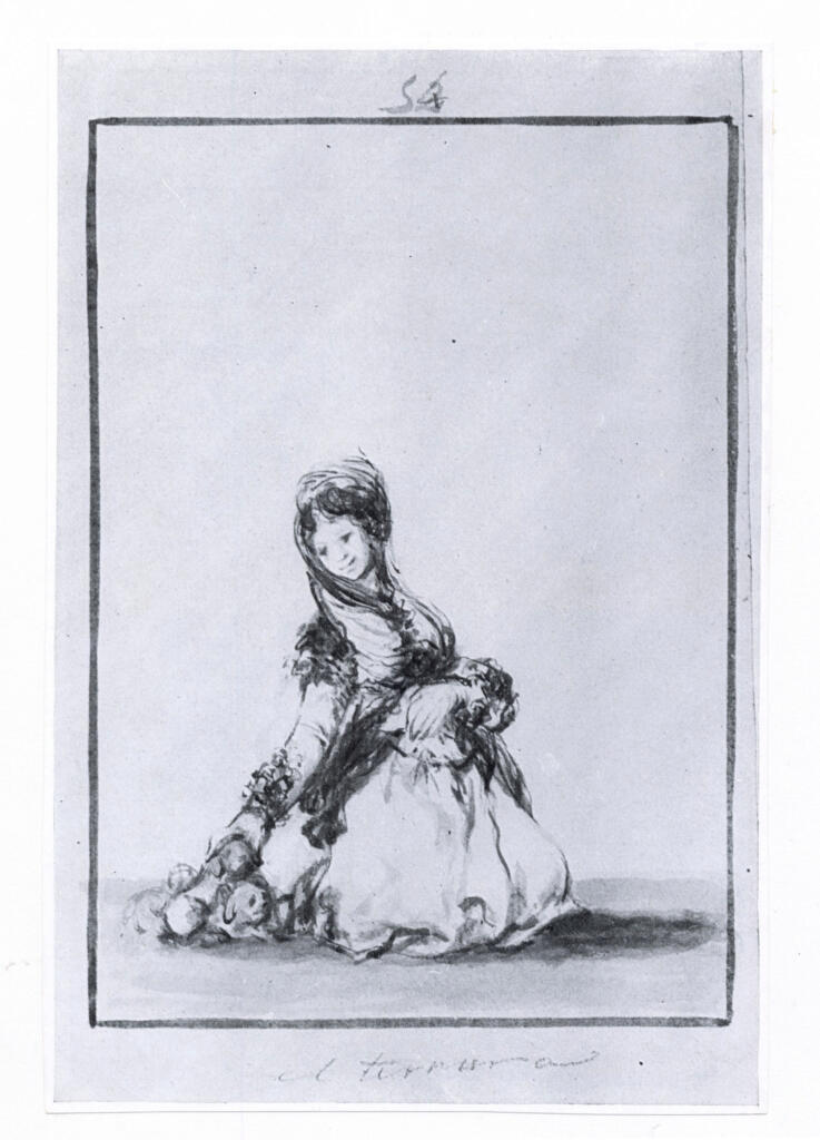 de Goya Y Lucientes, Francisco José , A Young Girl -