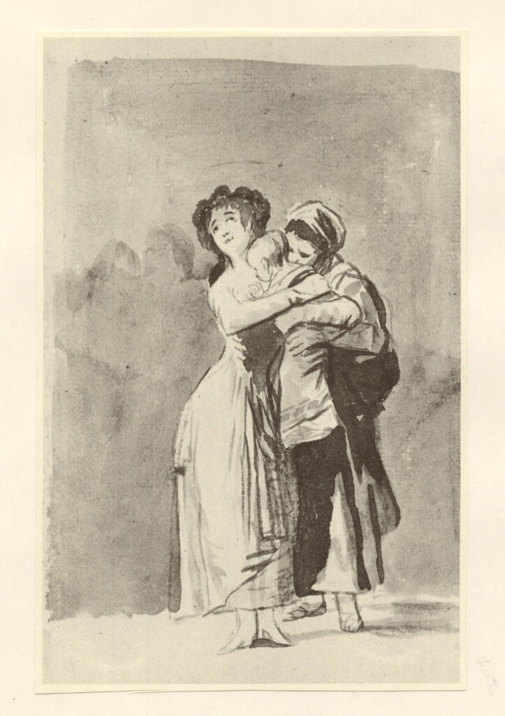 de Goya Y Lucientes, Francisco José , - Due donne con un bambino