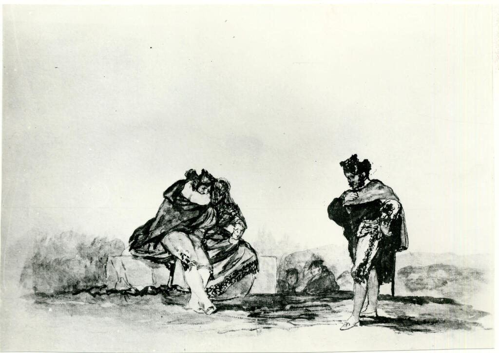 Anonimo , de Goya Y Lucientes, Francisco José - sec. XIX - Maya e Mayos , fronte