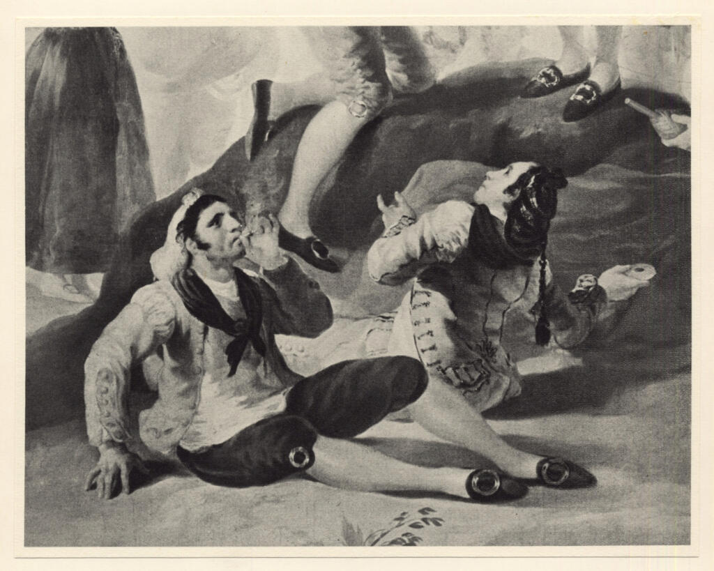 Anonimo , de Goya Y Lucientes, Francisco José - sec. XVIII - L'Aquilone (particolare) , fronte
