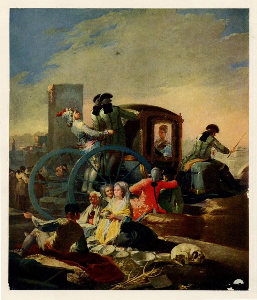 Anonimo , de Goya Y Lucientes, Francisco José - sec. XVIII - El cacharrero (Il venditore di vasellame) , fronte