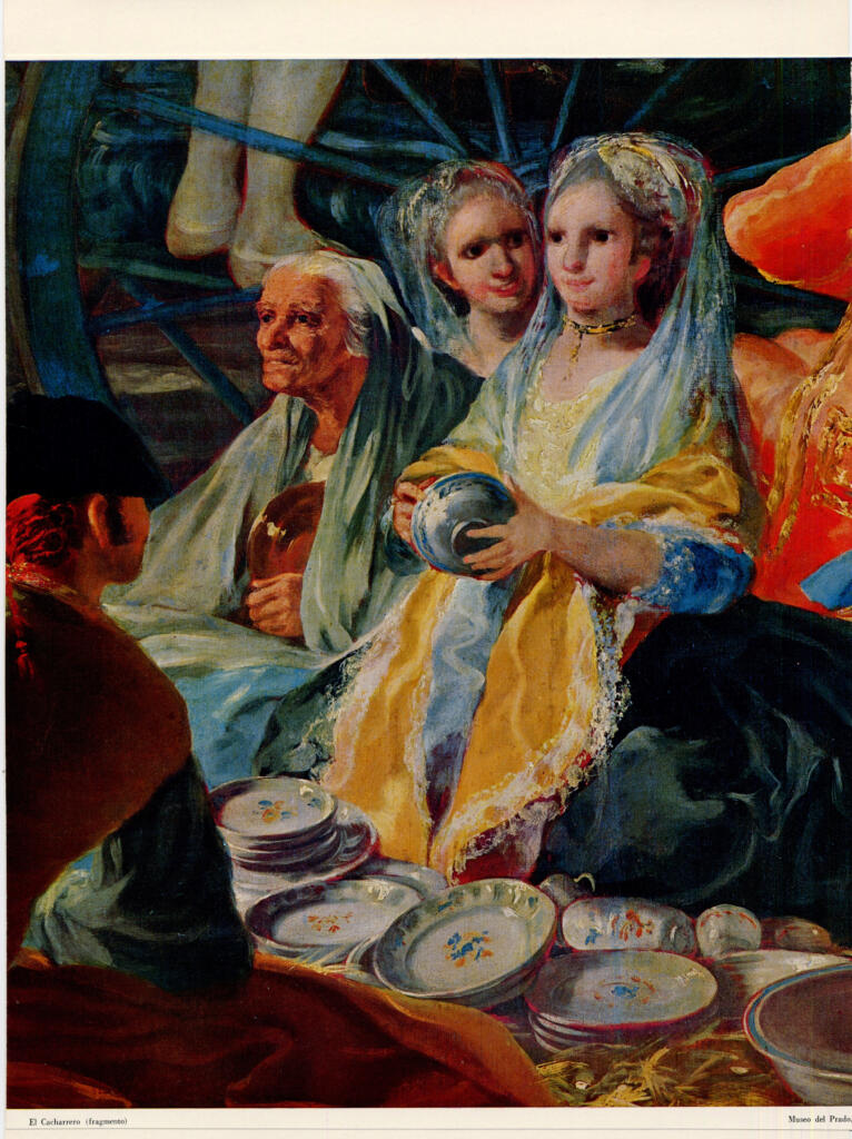 de Goya Y Lucientes, Francisco José , El cacharrero - Il venditore di vasellame (particolare)