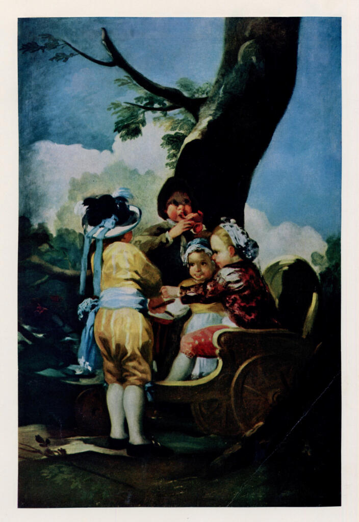Anonimo , de Goya Y Lucientes, Francisco José - sec. XVIII - Ninos del Carreton , fronte