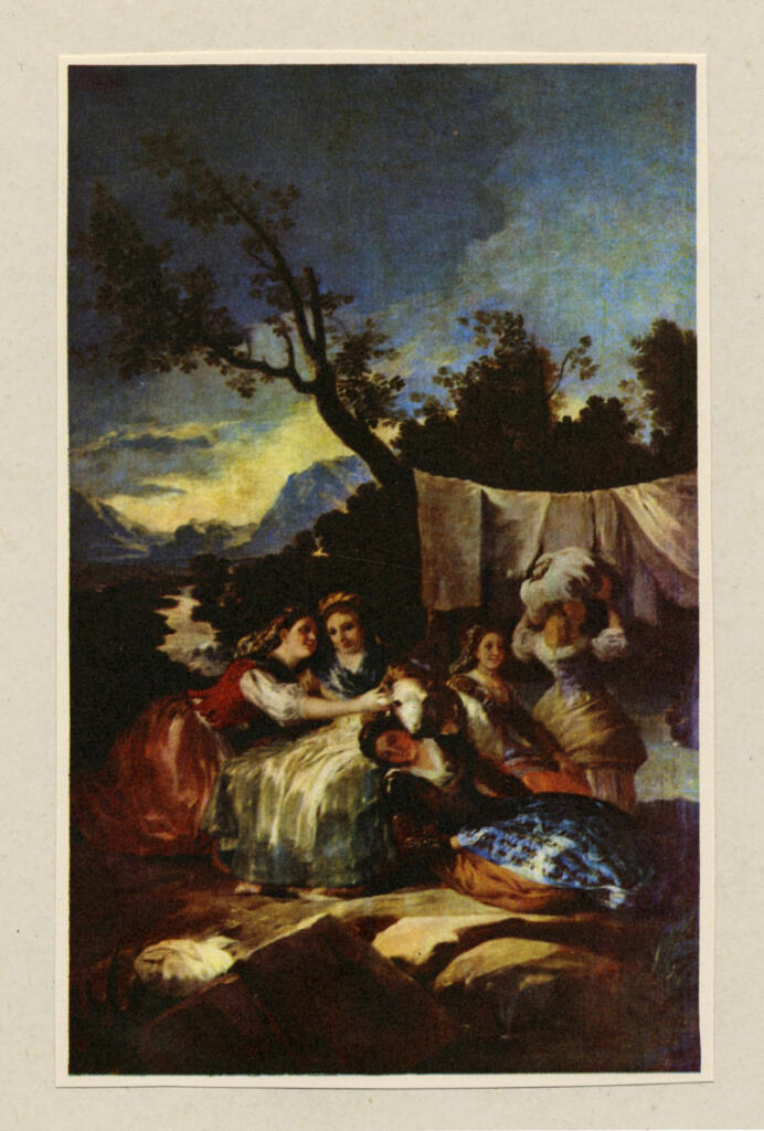 Anonimo , de Goya Y Lucientes, Francisco José - sec. XIX - Le lavandaie , fronte