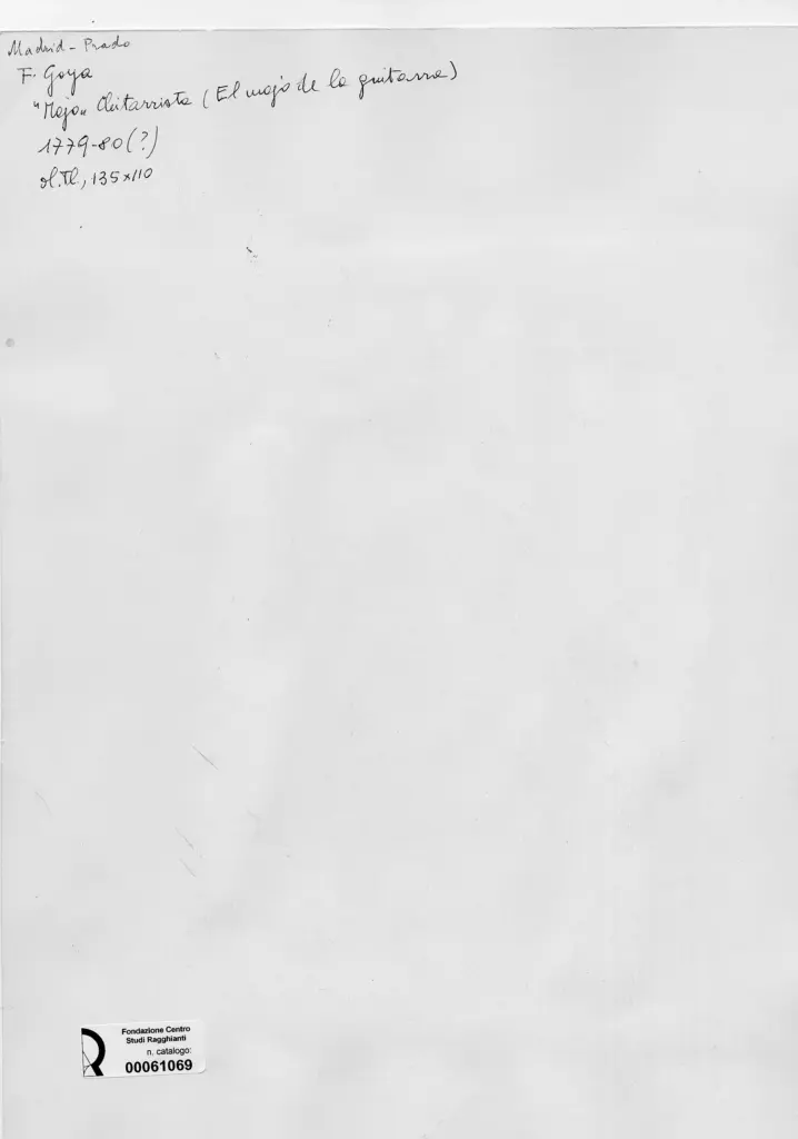 Anonimo , de Goya Y Lucientes, Francisco Jos&eacute; - sec. XVIII - El majo de la guitarra , retro