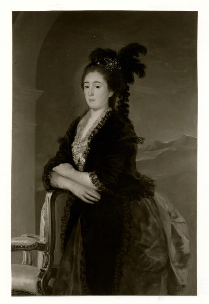 Anonimo , de Goya Y Lucientes, Francisco Jose - sec. XVIII - Dona Maria Teresa de Villabrija , fronte